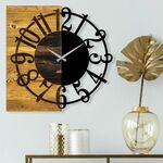 Ukrasni drveni zidni sat, Wooden Clock 1