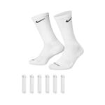 Čarape za tenis Nike Everyday Plus Cushion Crew Socks 6P - white/black