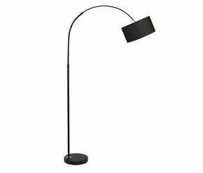 NOVA LUCE 9401652 | Sama Nova Luce podna svjetiljka 180cm s prekidačem 1x E27 crno
