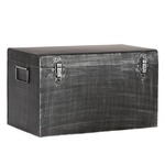 Crni metalni ukrasni kofer za pohranu LABEL51, dužina 60 cm