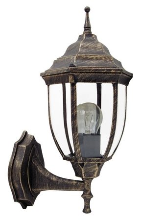 RABALUX 8452 | Nizza Rabalux zidna svjetiljka 1x E27 IP43 antik zlato