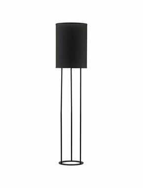 NOVA LUCE 9043301 | Leith Nova Luce podna svjetiljka 135cm s prekidačem 1x E27 crno