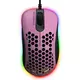 UVI Lust Gallasandalla gaming miš, optički, žični, 0000 dpi/16000 dpi, 50G, 1ms, 1000 Hz, rozi