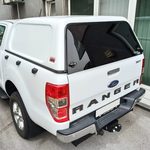 ARB Classic tvrdi pokrov/hardtop/canopy za Ford Ranger ekstra kabina 2011+, bijeli, glatki, u visini kabine, bez bočnih prozora
