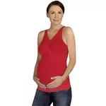 Carriwell Potkošulja za trudnice, s potporom, bez šavova Crvena - S