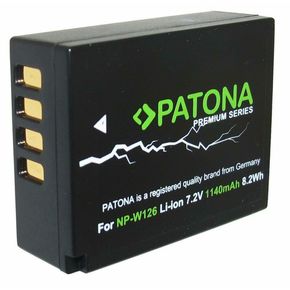 Patona NP-W126 Premium 1140mAh 8.2Wh 7.2V baterija za Fujifilm NP-W126 za Fuji X-T10