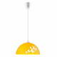 Oker žuta dječja svjetiljka sa staklenim sjenilom ø 30 cm Mariposa – LAMKUR