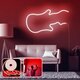 Opviq dekorativna zidna led svjetiljka, Guitar - Medium - Red