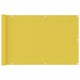 vidaXL Balkonski zastor žuti 90 x 400 cm HDPE