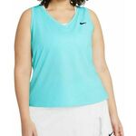 Ženska majica bez rukava Nike Court Dri-Fit Victory Tank Plus Line W - copa/white/black