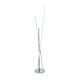 EGLO 96324 | Parri Eglo podna svjetiljka 131,5cm sa nožnim prekidačem 1x LED 1200lm + 1x LED 1300lm 3000K krom, bijelo