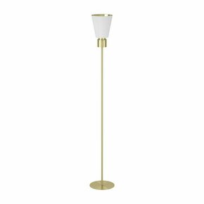EGLO 900378 | Aglientina Eglo podna svjetiljka 170cm sa nožnim prekidačem 1x E27 brušeno zlato