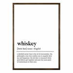 Plakat 50x70 cm Whiskey - Wallity