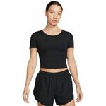 Ženska majica Nike One Fitted Dri-Fit Short Sleeve Top - black/black