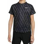 Majica za dječake Nike Court Dri-Fit Victory SS Top Printed - black/white