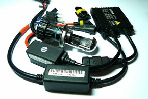 EK Lighting MOTO Super Slim Xenon HID kit 12V - H4 - 6000K - hladno bijela - sa relejom za akumulator MHK-S-H4-REL-6000