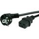 VRIJEDNOST mrežni kabel s kontaktom za uzemljenje- IEC320-C19 16A, crni, 2 m Value 19.99.1552 struja priključni kabel crna 2.00 m