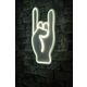 Ukrasna plastična LED rasvjeta, Rock N Roll Sign - White