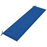 vidaXL Jastuk za vrtnu klupu kraljevski plavi 180x50x4 cm od tkanine
