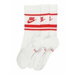 Nike Sportswear Everyday Essential Crew Socks Čarapa White/University Red/University Red XL