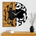 Ukrasni drveni zidni sat, Wooden Clock 3