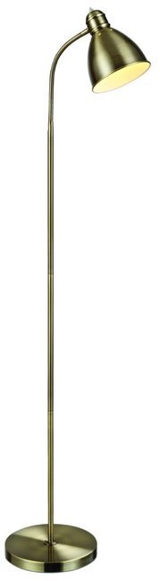 MARKSLOJD 105128 | Nitta Markslojd podna svjetiljka 145cm s prekidačem fleksibilna 1x E27 antik