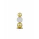 NOVA LUCE 9522030 | Brille-NL Nova Luce stolna svjetiljka 29cm s prekidačem 1x LED 231lm 3200K zlatno, prozirno, kristal