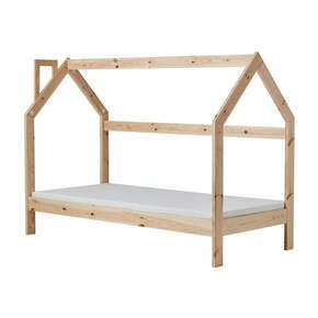 Dječji drveni krevet u obliku kućice Pinio