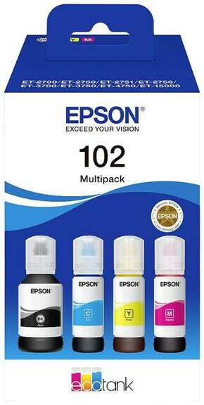 Epson tinta 102 EcoTank Multipack original kombinirano pakiranje crn