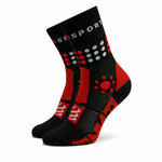 Compressport Trekking Socks Black/Red/White T2 Čarape za trčanje