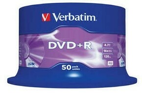 Medij DVD+R VERBATIM 43550