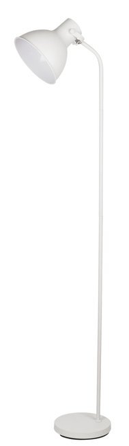 RABALUX 4328 | DerekR Rabalux podna svjetiljka 160cm sa prekidačem na kablu elementi koji se mogu okretati 1x E27 bijelo
