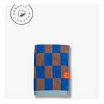 Plavo-smeđi ručnik od organskog pamuka 50x90 cm Retro - Mette Ditmer Denmark