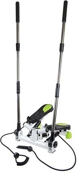 HMS S 3096 Mini Stepper with Ropes and Handles Green