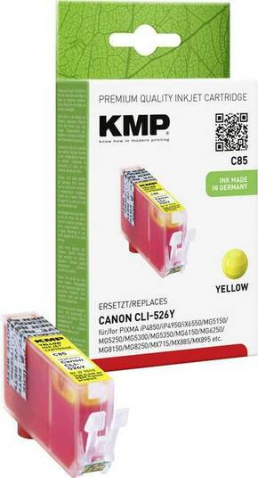 KMP tinta zamijenjen Canon CLI-526Y kompatibilan žut C85 1515