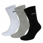 PUMA Sportske čarape siva / crna / bijela