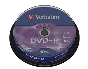 Medij DVD+R VERBATIM 43498