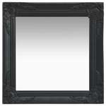 Zidno ogledalo u baroknom stilu 50 x 50 cm crno