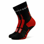 Compressport Hiking Socks Black/Red/White T1 Čarape za trčanje