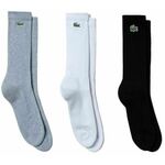 Čarape za tenis Lacoste Sport High Cut Socks 3P - grey chine/white/black