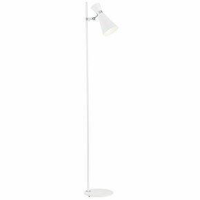 ARGON 3891 | Lukka Argon podna svjetiljka 164cm sa prekidačem na kablu elementi koji se mogu okretati 1x E27 bijelo