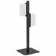 EGLO 98878 | Ervidel Eglo stolna svjetiljka 50cm sa prekidačem na kablu 2x LED 960lm 3000K crno, saten, prozirno