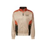 EA7 Emporio Armani Sportska jakna pijesak / tamno narančasta / crna