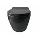 WC školjka viseća bez bočnih otvora TURAVIT Rondo Rimless mat black