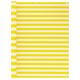 vidaXL Balkonski zastor žuto-bijeli 120 x 400 cm HDPE