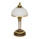 LEMIR O1488 PAT | FlexL Lemir stolna svjetiljka 40cm sa prekidačem na kablu 1x E27 bronca, bijelo