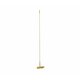 NOVA LUCE 9180726 | Raccio Nova Luce podna svjetiljka 140cm sa nožnim prekidačem elementi koji se mogu okretati 1x LED 1211lm 3000K zlatno, bijelo
