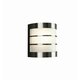 PHILIPS 17474/47/PN | Calgary-PH Philips zidna svjetiljka 1x E27 IP44 inox, bijelo