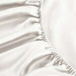 Silk Factory svilena plahta, 90x190 cm - Bijela