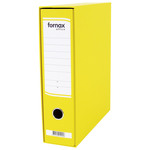 Registrator A4 široki Fornax Office žuti s kutijom